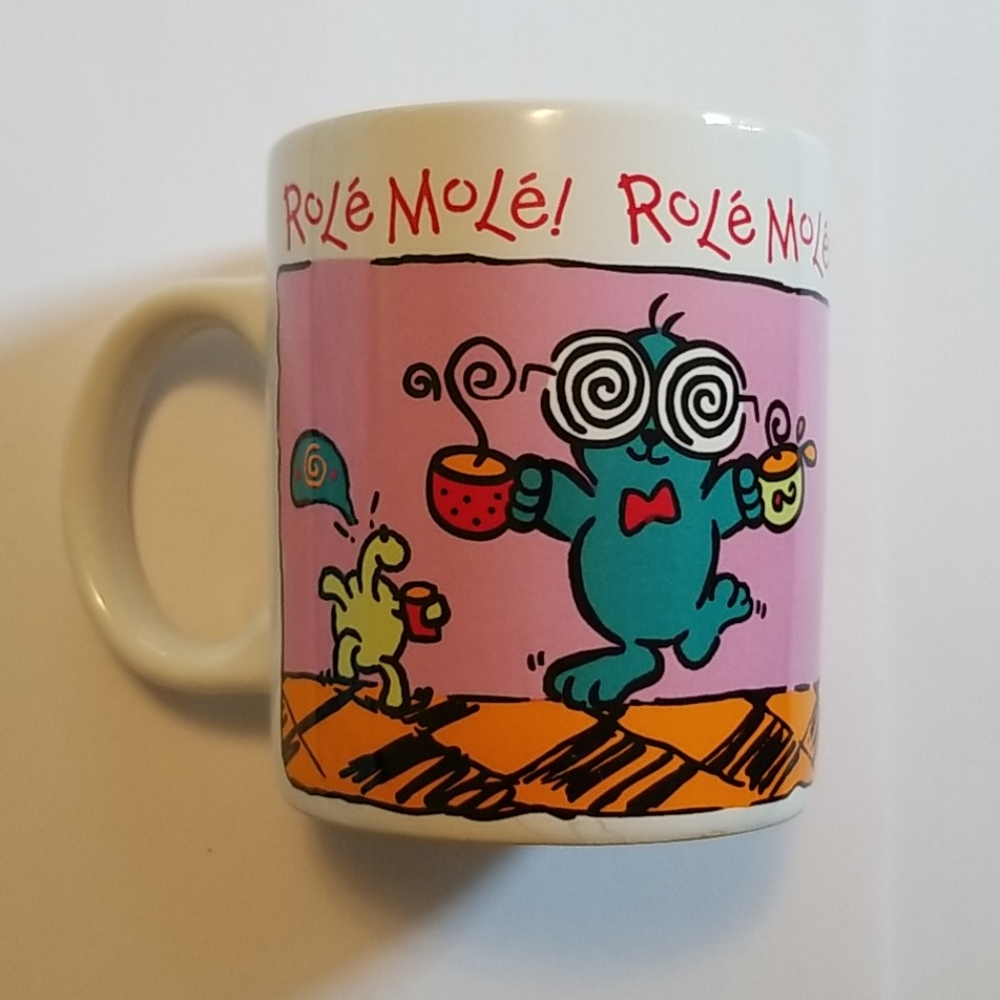 Vintage Sanrio Role Mole Cafe Mole Coffee Cup